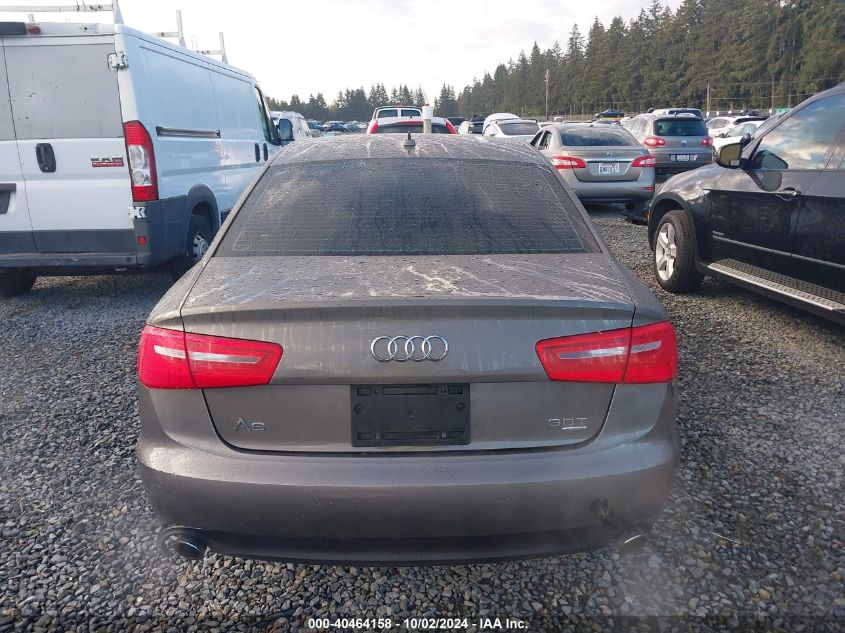 2012 Audi A6 3.0 Premium VIN: WAUGGAFCXCN170579 Lot: 40464158