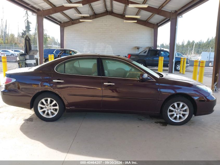 2004 Lexus Es 330 330 VIN: JTHBA30G540003601 Lot: 40464207