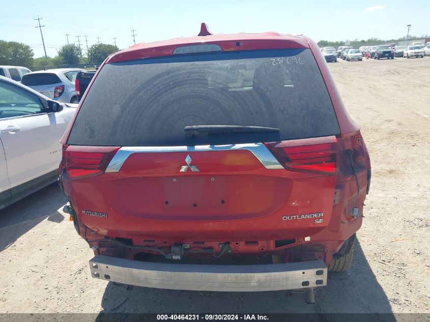 2019 Mitsubishi Outlander Se VIN: JA4AD3A33KZ045218 Lot: 40464231