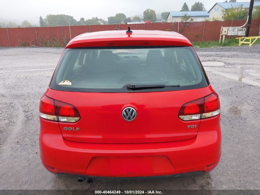 2012 Volkswagen Golf VIN: WVWNM7AJ2CW058266 Lot: 40464249