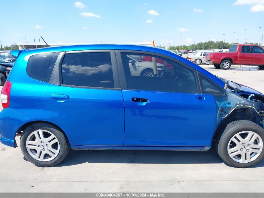 2008 Honda Fit Sport VIN: JHMGD38638S004930 Lot: 40464257