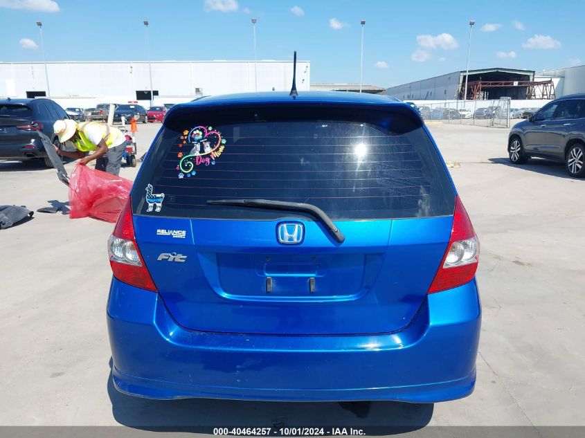 2008 Honda Fit Sport VIN: JHMGD38638S004930 Lot: 40464257