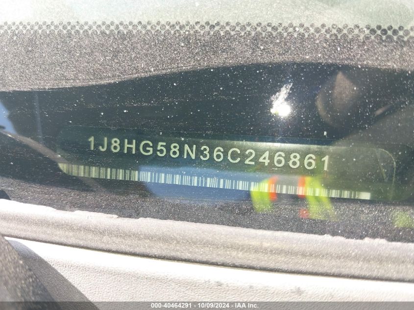 2006 Jeep Commander Limited VIN: 1J8HG58N36C246861 Lot: 40464291