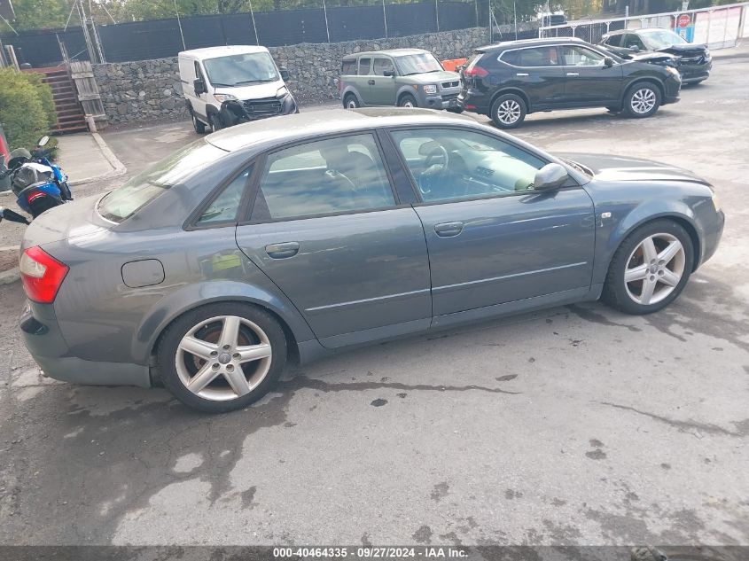 2003 Audi A4 1.8T VIN: WAULC68E33A308864 Lot: 40464335