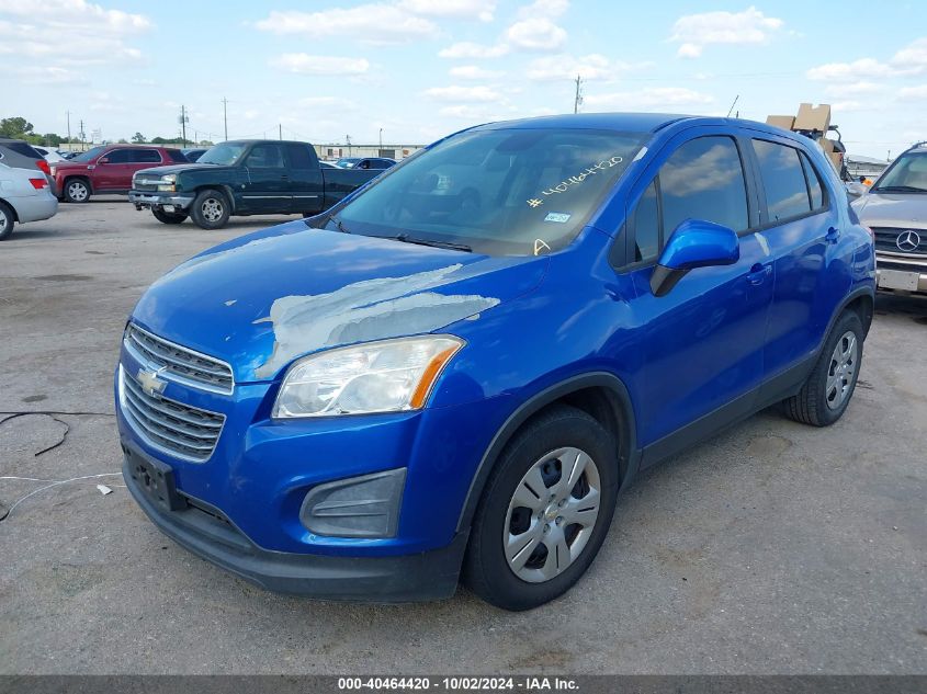 KL7CJKSB7GB592531 2016 CHEVROLET TRAX - Image 2