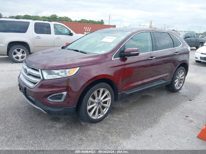 2FMPK4K88HBC09379 2017 FORD EDGE - Image 2