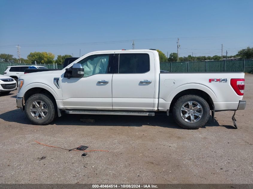 2022 Ford F-150 Lariat VIN: 1FTFW1E84NKD28823 Lot: 40464514