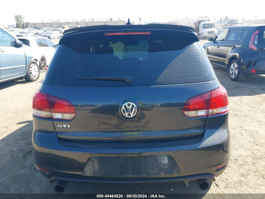 2013 Volkswagen Gti Drivers Edition VIN: WVWHD7AJ6DW133176 Lot: 40464520