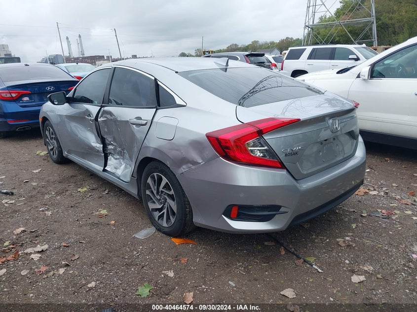 2018 HONDA CIVIC VIN: 19XFC2F72JE034905