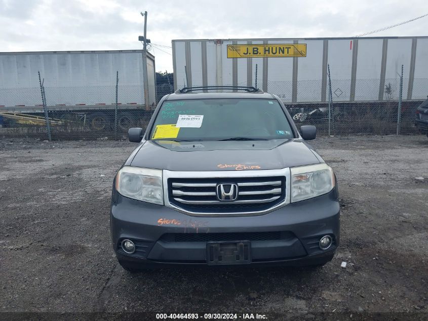 2014 Honda Pilot Ex-L VIN: 5FNYF4H55EB005549 Lot: 40464593