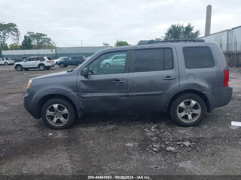 2014 Honda Pilot Ex-L VIN: 5FNYF4H55EB005549 Lot: 40464593