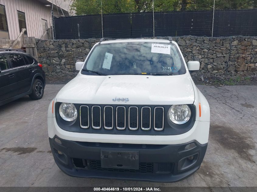 2016 Jeep Renegade Latitude VIN: ZACCJBBT6GPE07435 Lot: 40464619