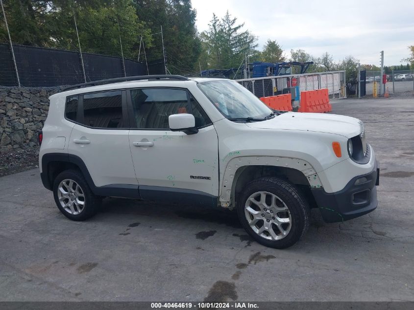 2016 Jeep Renegade Latitude VIN: ZACCJBBT6GPE07435 Lot: 40464619