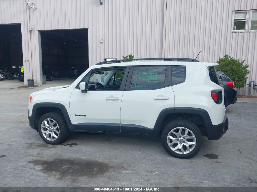 2016 Jeep Renegade Latitude VIN: ZACCJBBT6GPE07435 Lot: 40464619