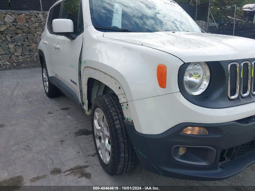 2016 Jeep Renegade Latitude VIN: ZACCJBBT6GPE07435 Lot: 40464619