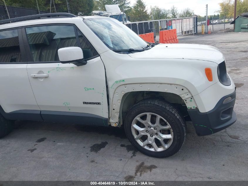 2016 Jeep Renegade Latitude VIN: ZACCJBBT6GPE07435 Lot: 40464619