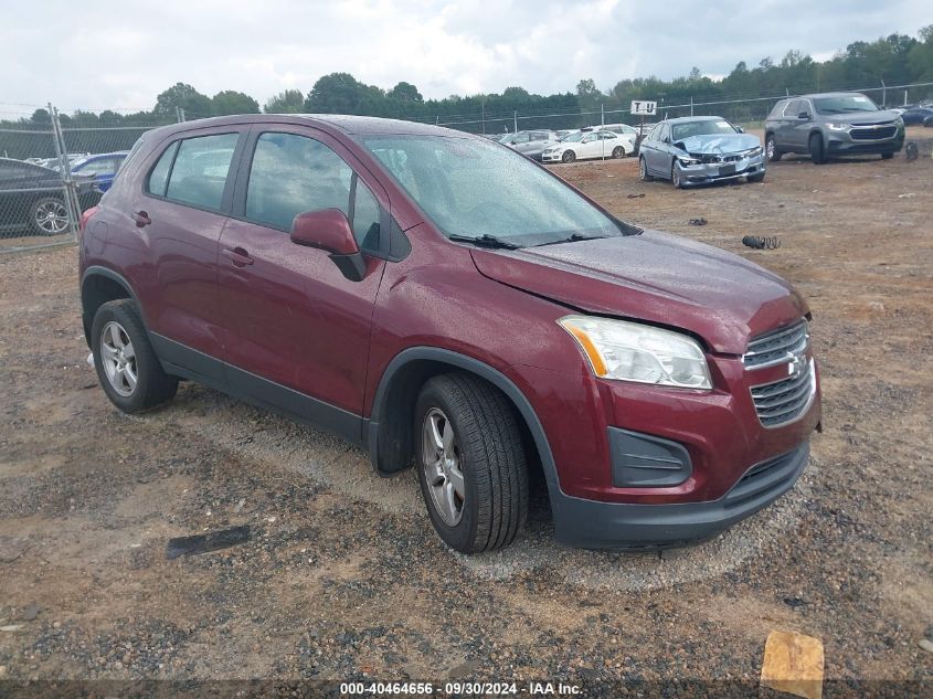 2016 Chevrolet Trax Ls VIN: 3GNCJNSB2GL204244 Lot: 40464656