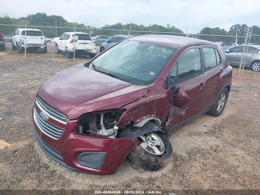 2016 Chevrolet Trax Ls VIN: 3GNCJNSB2GL204244 Lot: 40464656