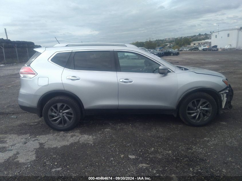 2016 Nissan Rogue Sl VIN: 5N1AT2MV7GC760282 Lot: 40464674