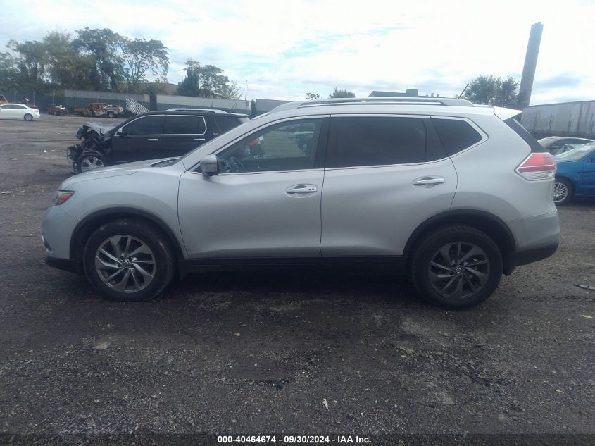 2016 Nissan Rogue Sl VIN: 5N1AT2MV7GC760282 Lot: 40464674