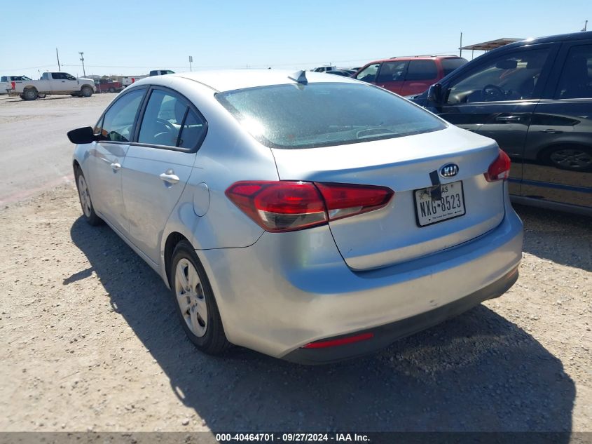 2018 Kia Forte Lx VIN: 3KPFL4A7XJE207038 Lot: 40464701