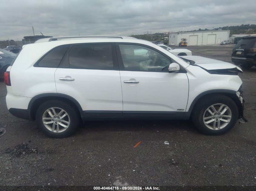 5XYKTDA77EG541020 2014 Kia Sorento Lx