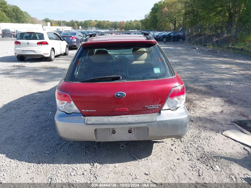 2007 Subaru Impreza Outback Sport VIN: JF1GG63697H804389 Lot: 40464736