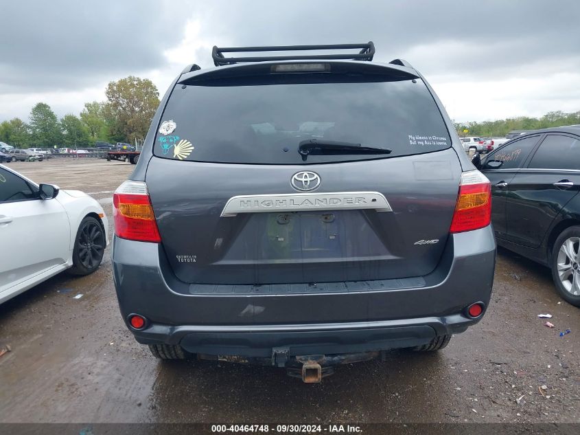 5TDJK3EH3AS013869 2010 Toyota Highlander Se V6