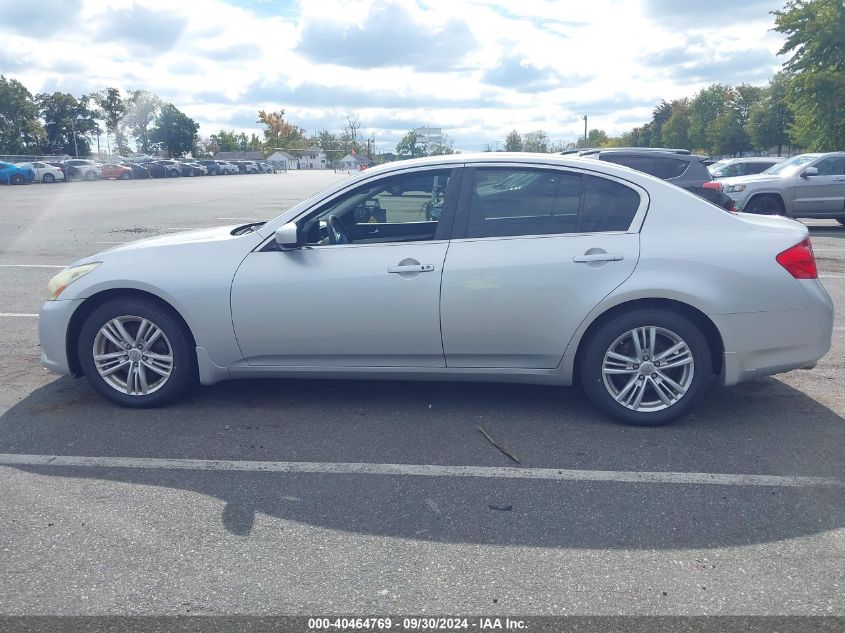 2012 Infiniti G37X VIN: JN1CV6AR9CM977118 Lot: 40464769