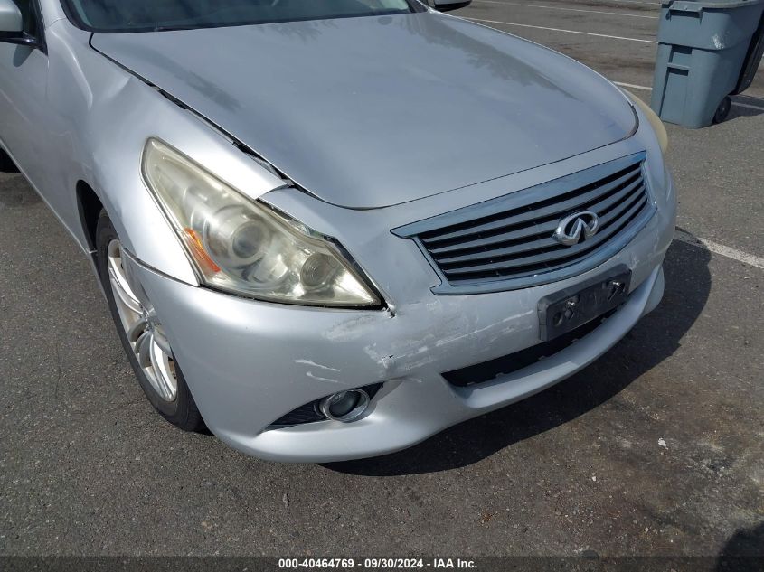 2012 Infiniti G37X VIN: JN1CV6AR9CM977118 Lot: 40464769