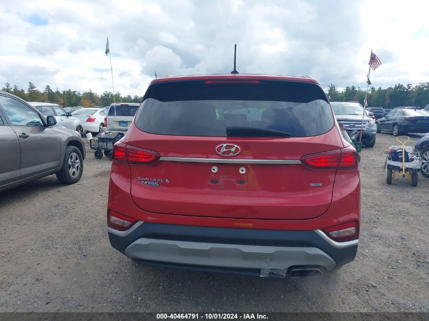 2019 Hyundai Santa Fe Se VIN: 5NMS2CAD7KH097660 Lot: 40464791