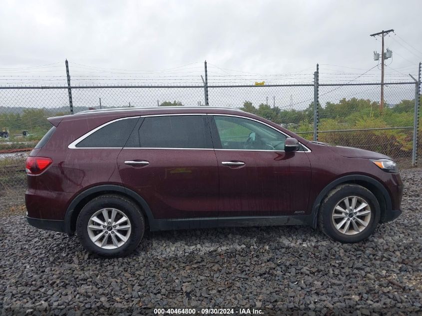 2019 Kia Sorento 3.3L Lx VIN: 5XYPGDA54KG476650 Lot: 40464800