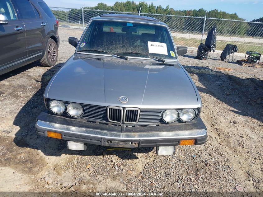 WBADK7301H9654011 1987 BMW 528 E