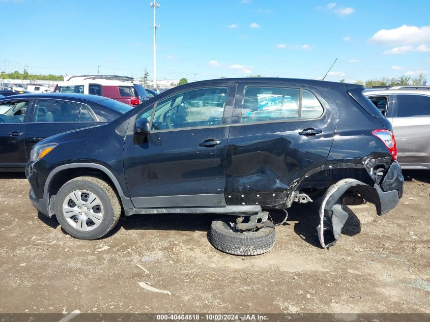 2017 Chevrolet Trax Ls VIN: 3GNCJKSBXHL282951 Lot: 40464818