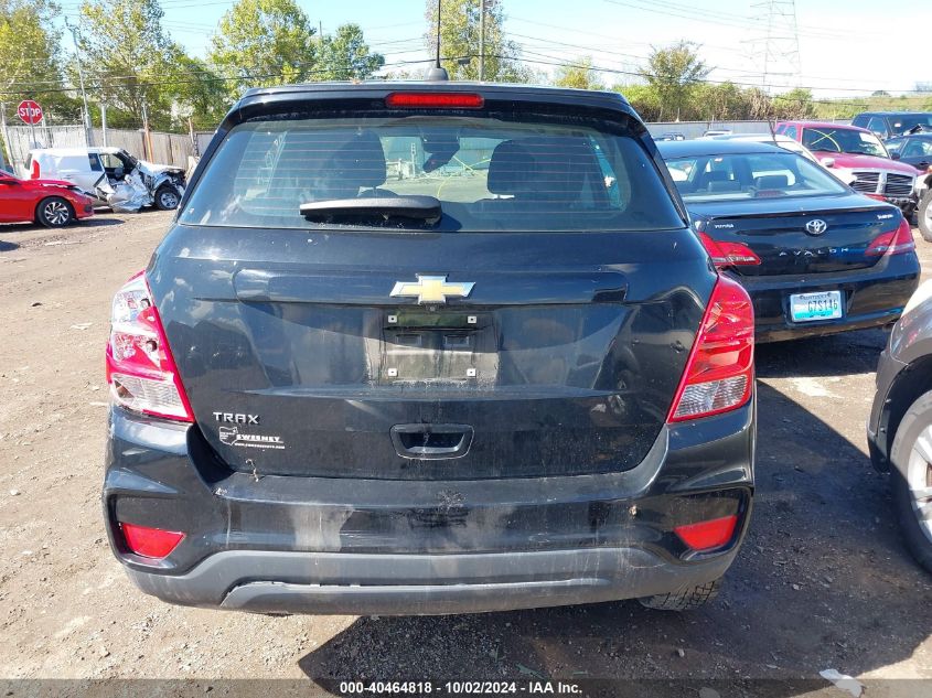 2017 Chevrolet Trax Ls VIN: 3GNCJKSBXHL282951 Lot: 40464818