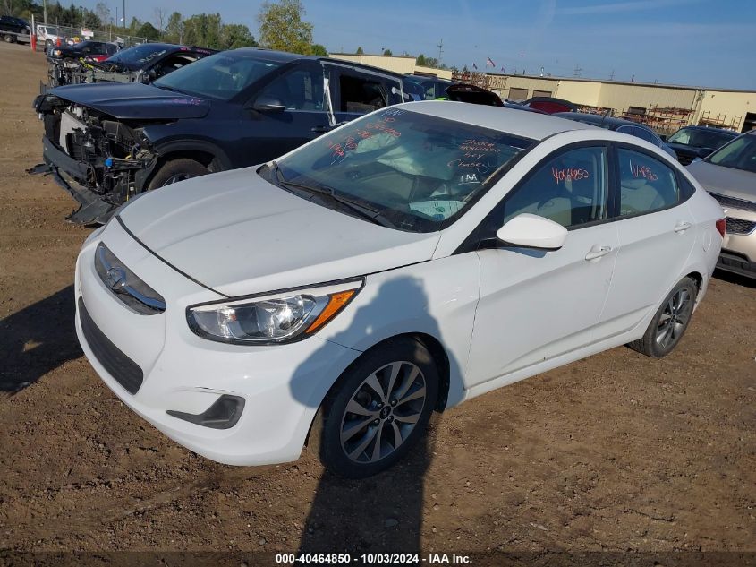 2017 Hyundai Accent Value Edition VIN: KMHCT4AE8HU368920 Lot: 40464850