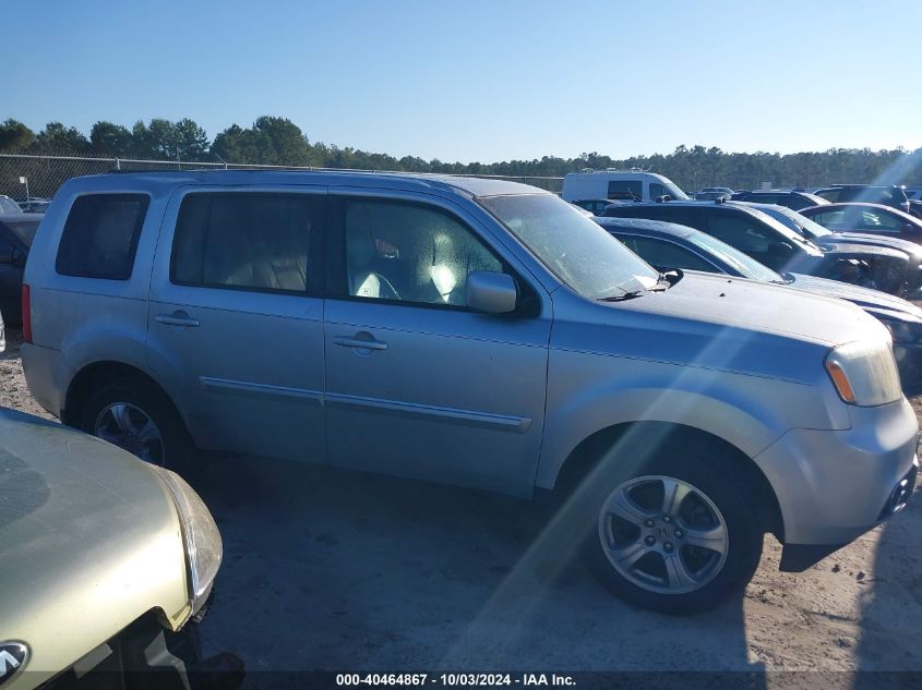 2012 Honda Pilot Ex-L VIN: 5FNYF3H52CB042789 Lot: 40464867