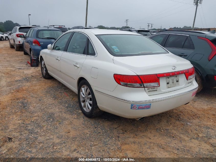 2007 Hyundai Azera Limited/Se VIN: KMHFC46F17A176222 Lot: 40464872