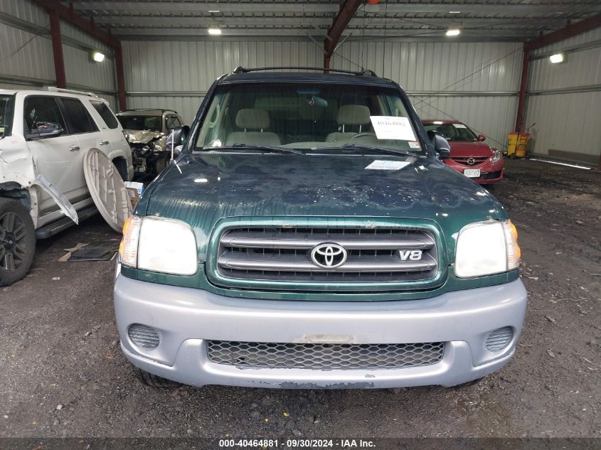 5TDBT44A81S030033 2001 Toyota Sequoia Sr5 V8