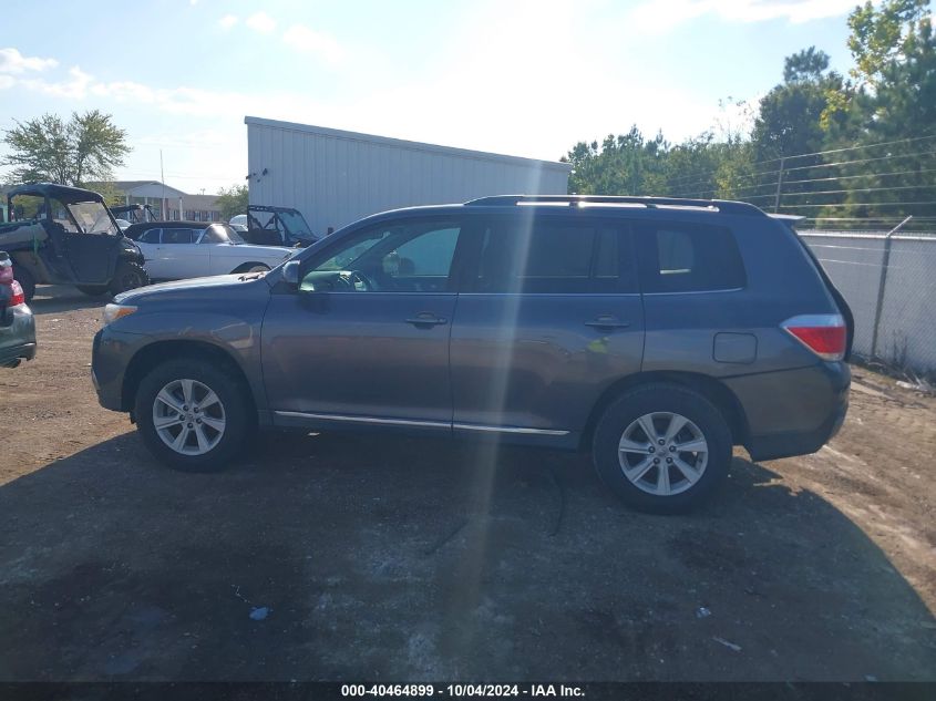 2012 Toyota Highlander Se V6 VIN: 5TDZK3EH7CS054429 Lot: 40464899