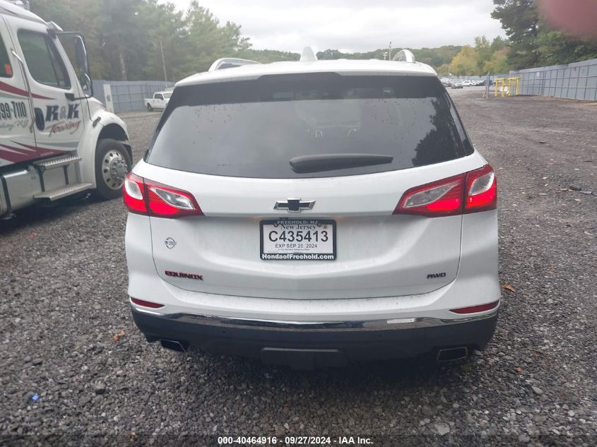 2020 Chevrolet Equinox Awd Premier 2.0L Turbo VIN: 2GNAXYEXXL6216056 Lot: 40464916