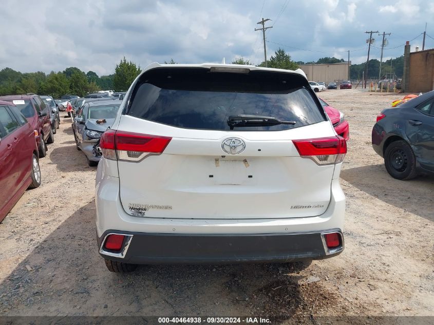 2017 Toyota Highlander Limited VIN: 5TDDZRFH1HS360315 Lot: 40464938