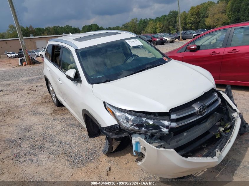 5TDDZRFH1HS360315 2017 TOYOTA HIGHLANDER - Image 1