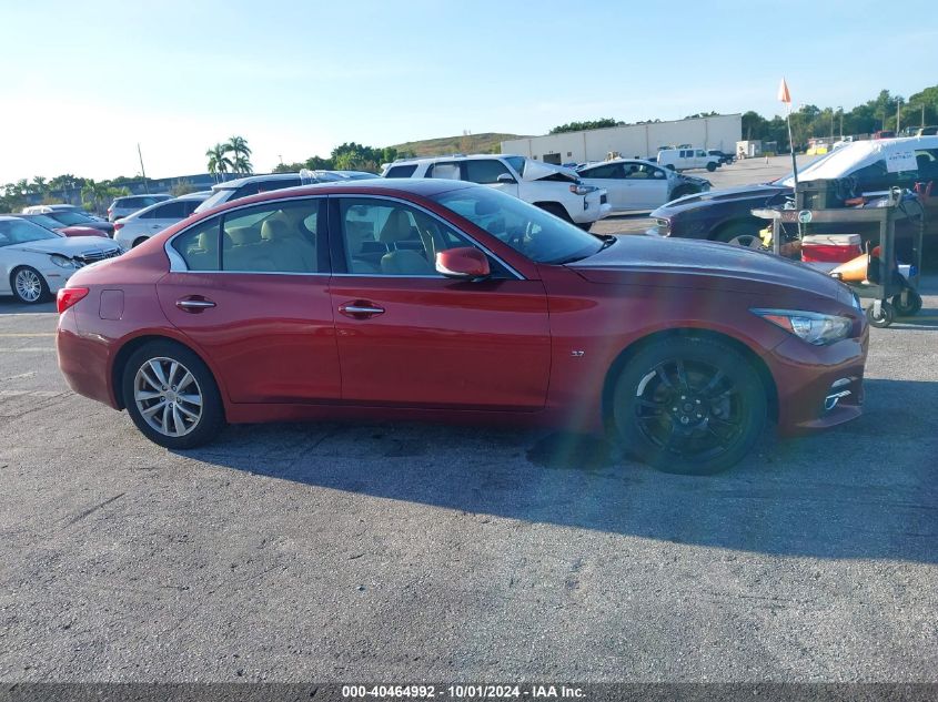 2015 Infiniti Q50 Premium VIN: JN1BV7AR2FM394699 Lot: 40464992