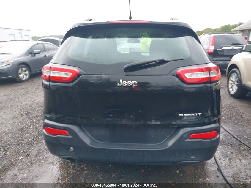 2016 Jeep Cherokee Sport VIN: 1C4PJLAB2GW140989 Lot: 40465004