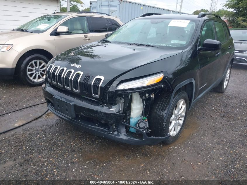 2016 Jeep Cherokee Sport VIN: 1C4PJLAB2GW140989 Lot: 40465004