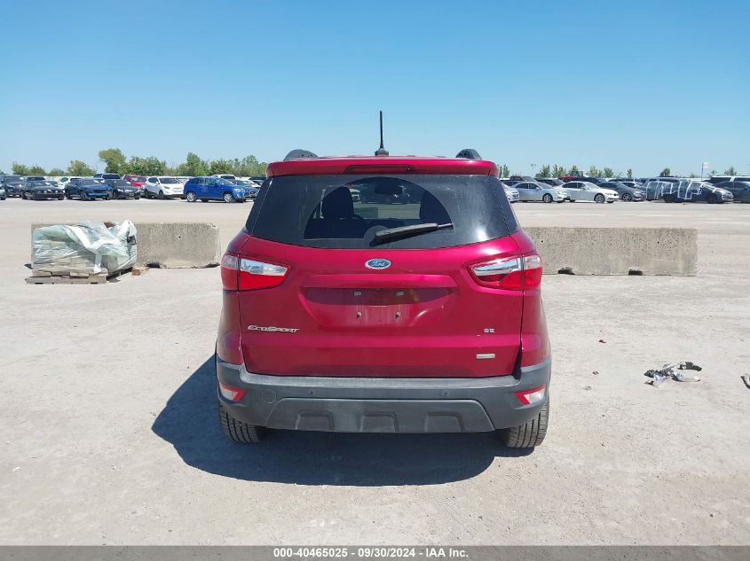 2019 Ford Ecosport Se VIN: MAJ3S2GE1KC303087 Lot: 40465025