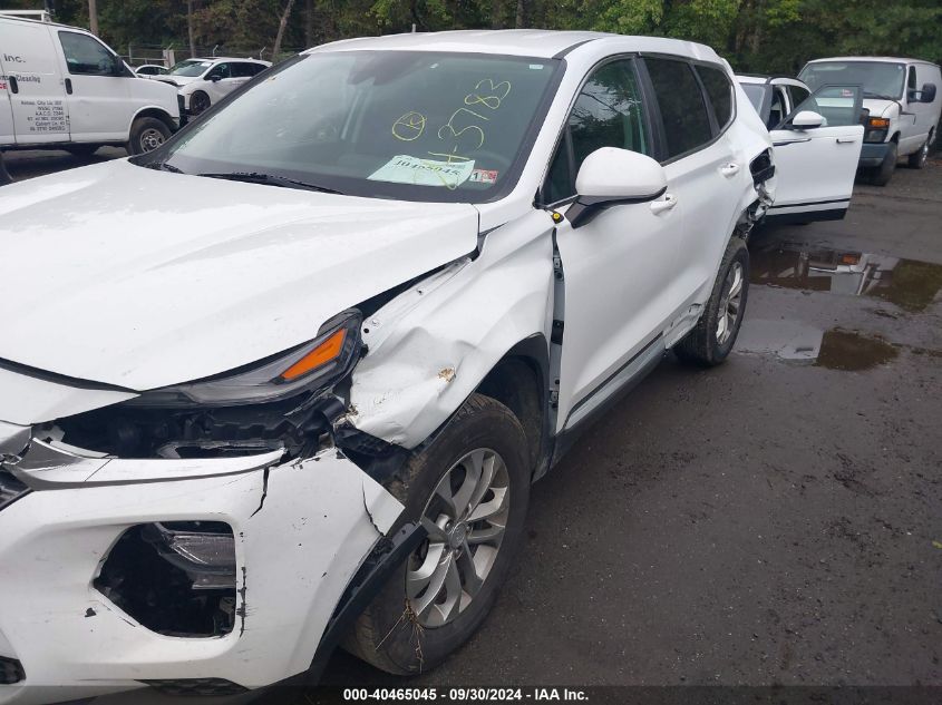 2019 Hyundai Santa Fe Se VIN: 5NMS23AD6KH020505 Lot: 40465045