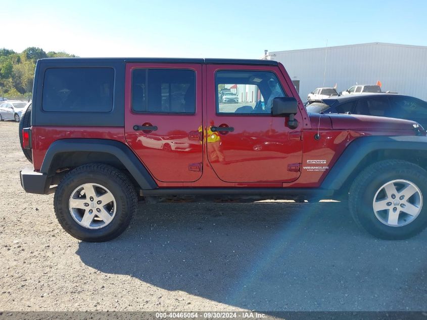 2013 Jeep Wrangler Unlimited Sport VIN: 1C4BJWDGXDL599963 Lot: 40465054