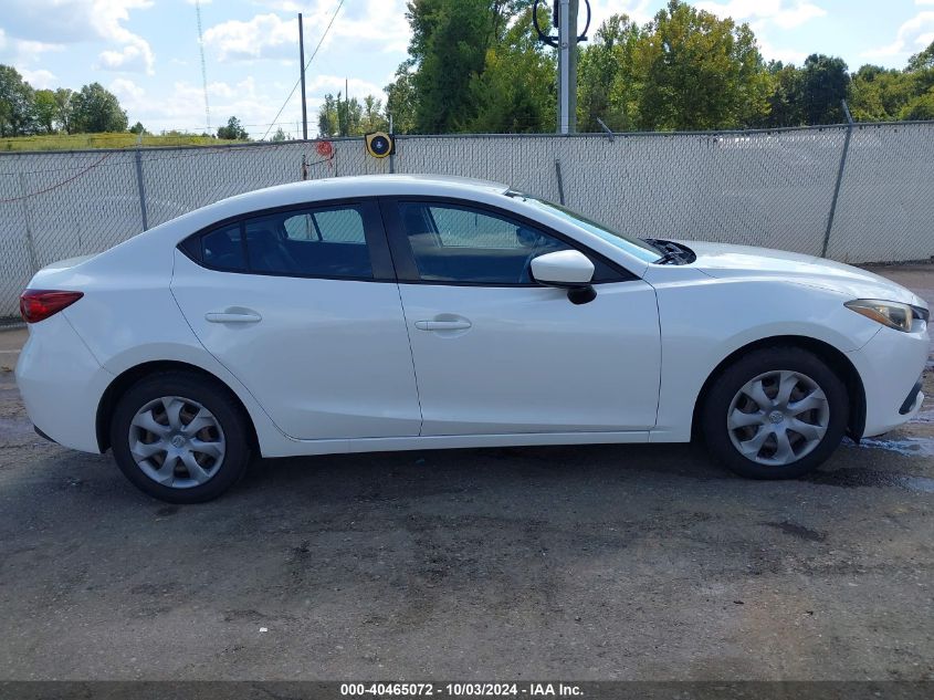 2014 Mazda Mazda3 I Sport VIN: JM1BM1U7XE1161192 Lot: 40465072